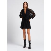 Iro - Vestido corto con cuello de pico - Talla 40 - Negro