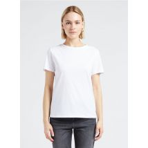Maison 123 - Camiseta de algodón con cuello redondo - Talla XL - Blanco