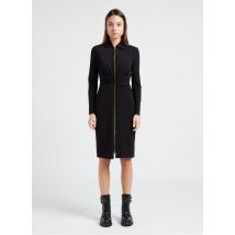 Pinko - Robe midi col classique - Taille 44 - Noir