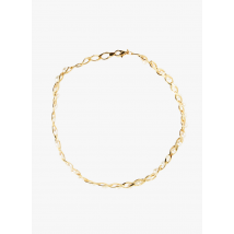 Gisel B - Collar de perlas bañado en oro - Talla única - Dorado