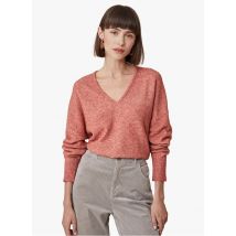 Harris Wilson - Ruimvallende trui met v-hals wolblend - 0 Maat - Roze
