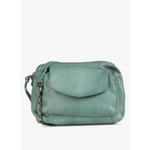 Pieces - Umhängetasche aus metallic-leder - Einheitsgröße - Grün