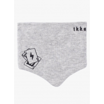 Ikks Junior - Bufanda tubular bordada - Talla 2 - Gris