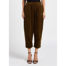 Mes Demoiselles - Carrotbroek van ribkatoen - 38 Maat - Kakigroen