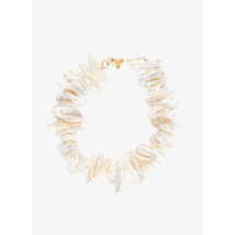 Gisel B - Pulsera con perlas cultivadas - Talla única - Dorado
