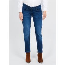Jolibump - Rechte jeans met verwassen look - S Maat - Jeans onbewerkt