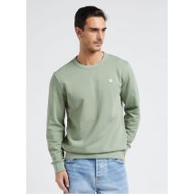 Knowledge Cotton Apparel - Gerade geschnittenes rundhals-sweatshirt aus bio-baumwolle - Größe XL - Grün