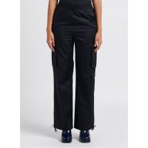 Saison 1865 - Weite cargohose aus baumwolle - Größe 42 - Schwarz