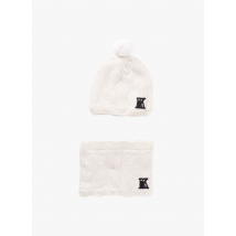 Ikks Junior - Braga de punto de fantasía - Talla 2 - Blanco