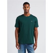 Gant - Camiseta de algodón con cuello redondo - Talla M - Verde