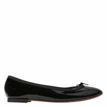 Repetto - Ballerines en toile effet vernis - Taille 37 - Noir