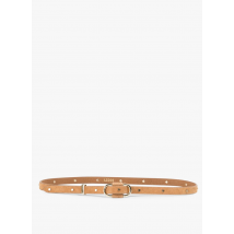 I Code - Smalle - suède ceintuur - 75 Maat - Bruin