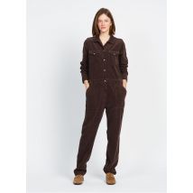 Acquaverde - Peto de pana de algodón con cuello alto - Talla M - Marrón