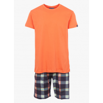 Arthur - Katoenen - korte pyjama met ruitjes - M Maat - Multikleurig