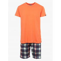 Arthur - Katoenen - korte pyjama met ruitjes - XL Maat - Multikleurig