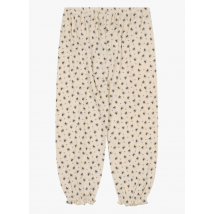 Konges Slojd - Pantalón de algodón orgánico con motivos - Talla 2ans - Beige