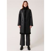 Zapa - Straight mid-length high-neck coat - Größe 40 - Schwarz