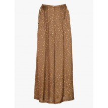 Heimstone - Soepelvallende capribroek met print - 38 Maat - Kakigroen