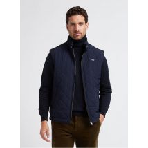 Gant - Chaqueta recta acolchada con cuello alto - Talla M - Azul