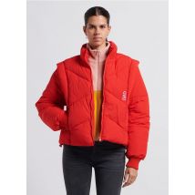 Indee - Doudoune col montant avec manches amovibles - Taille XS - Rouge