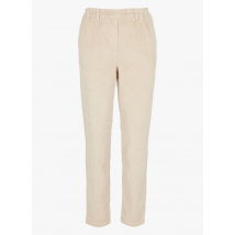 Stella Forest - Pantalones rectos de algodón efecto pana - Talla 42 - Blanco