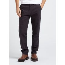 Knowledge Cotton Apparel - Pantalon chino en coton bio stretch - Taille 33/32 - Marron