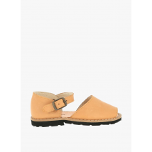 Minorquines - Sandalias de piel lisa - Talla 24 - Beige