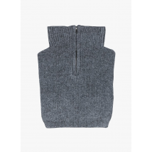 Vila - Col amovible en maille - Taille Unique - Gris