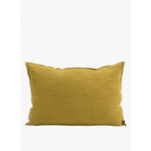 Harmony Haomy - Rechthoekig - linnen kussen - 40x60 cm Maat - Groen