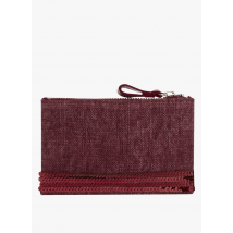 Vanessa Bruno - Trousse en lin et sequins - Taille Unique - Violet