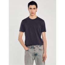 Sandro - Katoenen t-shirt met ronde hals - S Maat - Grijs