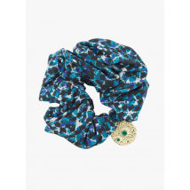 La Fee Maraboutee - Scrunchie met print en medaillon - Een Maat - Blauw