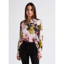 Paul Smith - Soepelvallende blouse met bloemenprint - 44 Maat - Roze