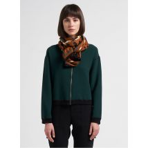 I Code - Sweater met ronde hals en rits - 36 Maat - Groen