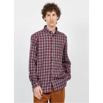 Atelier Prive - Camisa de algodón a cuadros con cuello americano - Talla 47/48 - Azul