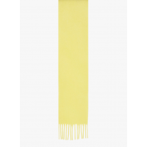 American Vintage - Fransenschal aus wollmix - Einheitsgröße - Gelb