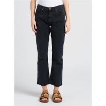Acquaverde - Stone washed flared jeans aus baumwolle - Größe 29 - Schwarz