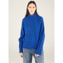 Acote - Ruimvallende coltrui wolblend - 1 Maat - Blauw