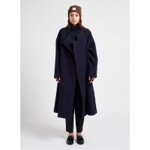 Valentine Gauthier - Jas met ronde hals wolblend - 36 Maat - Blauw