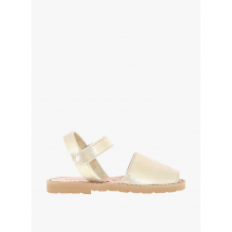 Minorquines - Leren sandalen met print - 30 Maat - Wit
