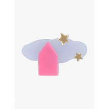 Des Petits Hauts - Broche con forma de casa en las nubes - Talla única - Multicolor