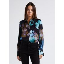 Paul Smith - Soepelvallende blouse met bloemenprint - 40 Maat - Blauw