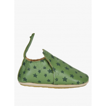 Easy Peasy - Chaussons en cuir - Taille 18/19 - Kaki