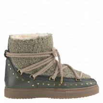 Inuikii - Botines forrados en dos materiales con tachuelas - Talla 38 - Verde