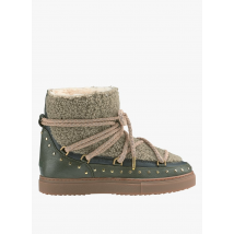 Inuikii - Botines forrados en dos materiales con tachuelas - Talla 39 - Verde