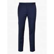 Saison 1865 - Slim-fit - rechte - wollen broek - 38 Maat - Blauw