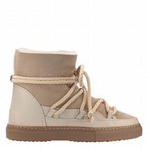 Inuikii - Botines forrados de piel aterciopelada - Talla 39 - Beige