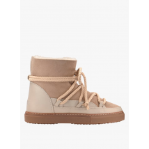 Inuikii - Botines forrados de piel aterciopelada - Talla 39 - Beige