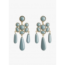 Feeka - Boucles d'oreilles gouttes - Taille Unique - Bleu