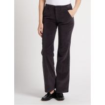 Reiko - Flared broek van velours met hoge taille - 29 Maat - Grijs